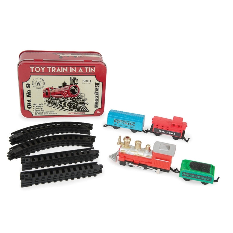 Train in a Tin Desktop Set