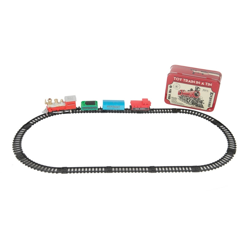 Train in a Tin Desktop Set