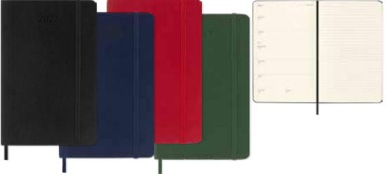 Moleskine Diary 12 Month Weekly + Notes HC Pocket Sapphire Blue 2027