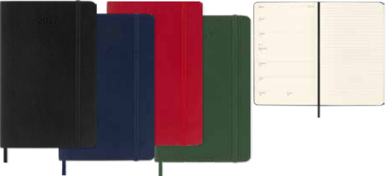 Moleskine Diary 12 Month Weekly + Notes SC Pocket Myrtle Green 2027