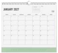 Letts of London Wall Calendar Conscious 300x270mm Sage 2027