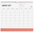 Letts of London Wall Calendar Conscious 300x270mm Clay 2027
