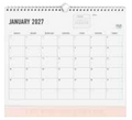 Letts of London Wall Calendar Conscious 300x270mm Rosewater 2027