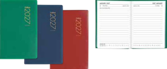 Collins Diary A71P Red 2027