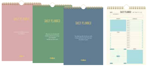 Collins Diary A5 Undated Motivational Daily Planner