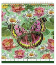 Collins Desk Calendar Beautiful Blooms 2027