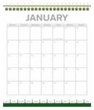 Collins Desk Calendar Beautiful Blooms 2027