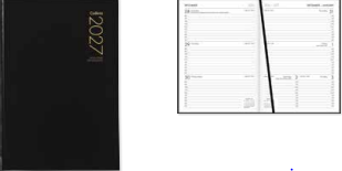 Collins Diary A53A Black Appointment 2027