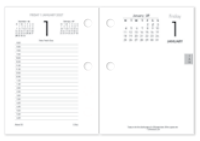 Collins Calendar Refill 13E Side Opening 2027