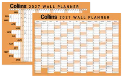 Collins Wallplanner A3 Laminated 2027