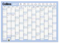 Collins Wallplanner Laminated 695X495mm With Pen 2027