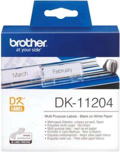 DK11204 Multi-Purpose Address Labels 17mm x 54mm By Brother
