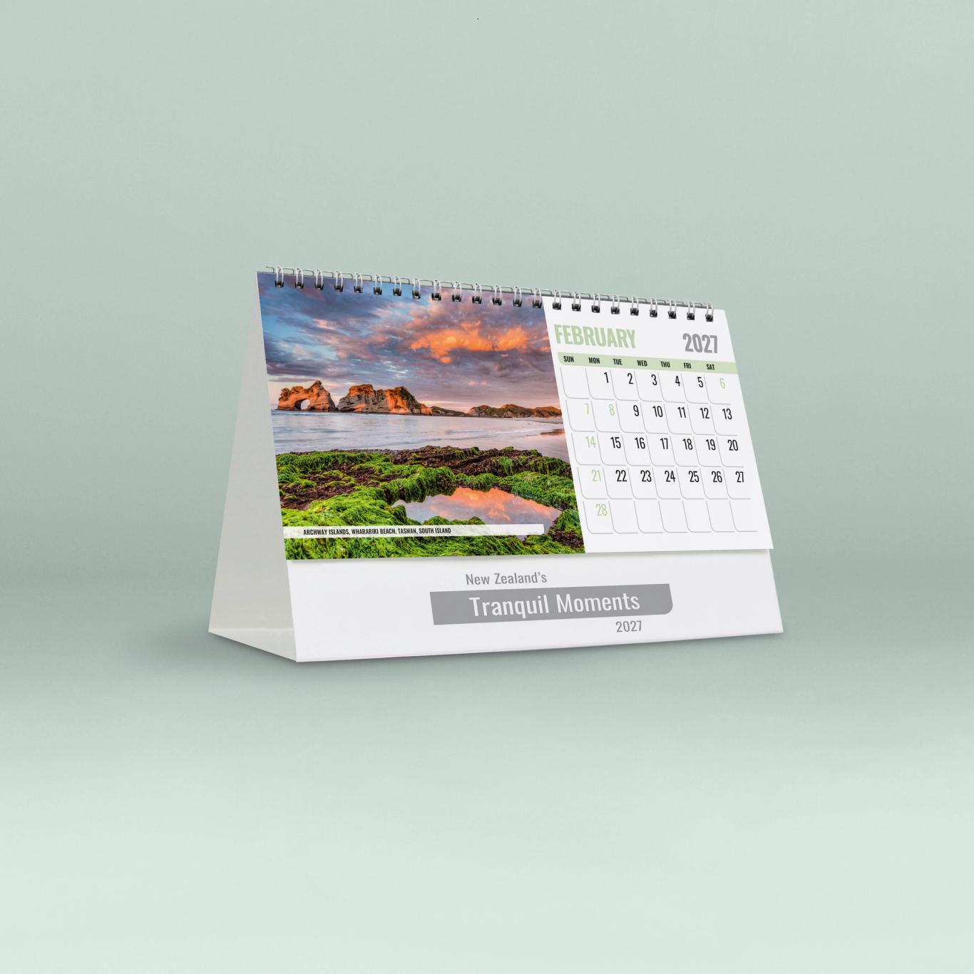 Tranquil Moments Desk Calendar