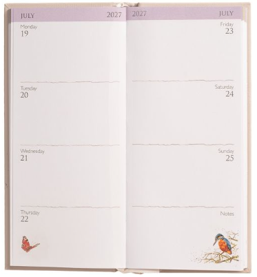 2027 WRENDALE SLIM DIARY: BIRD