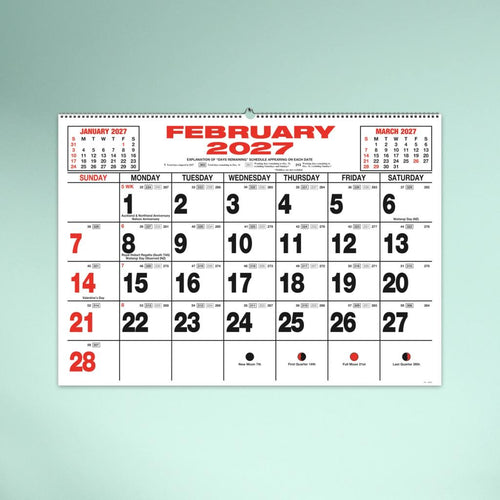 King Size Wall Calendar