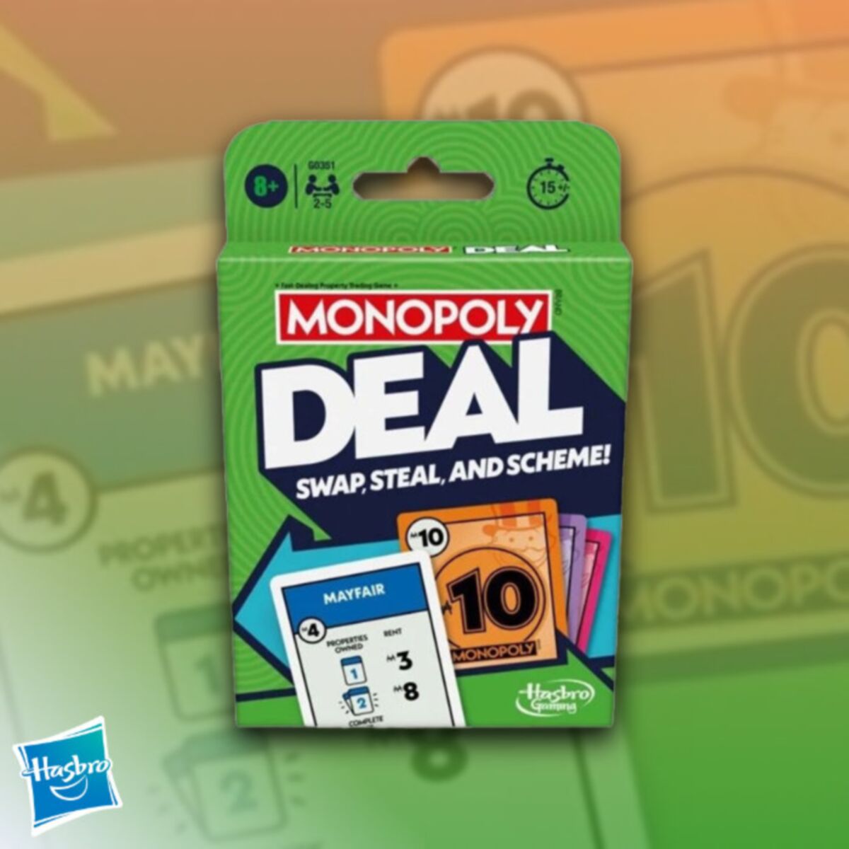 MONOPOLY DEAL CARD GAME