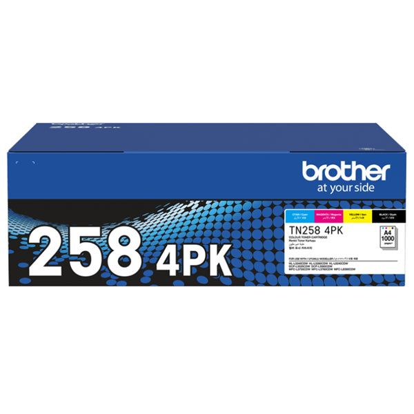 Brother TN2584PK Standard Yield Toner 4 Pack Cartridges