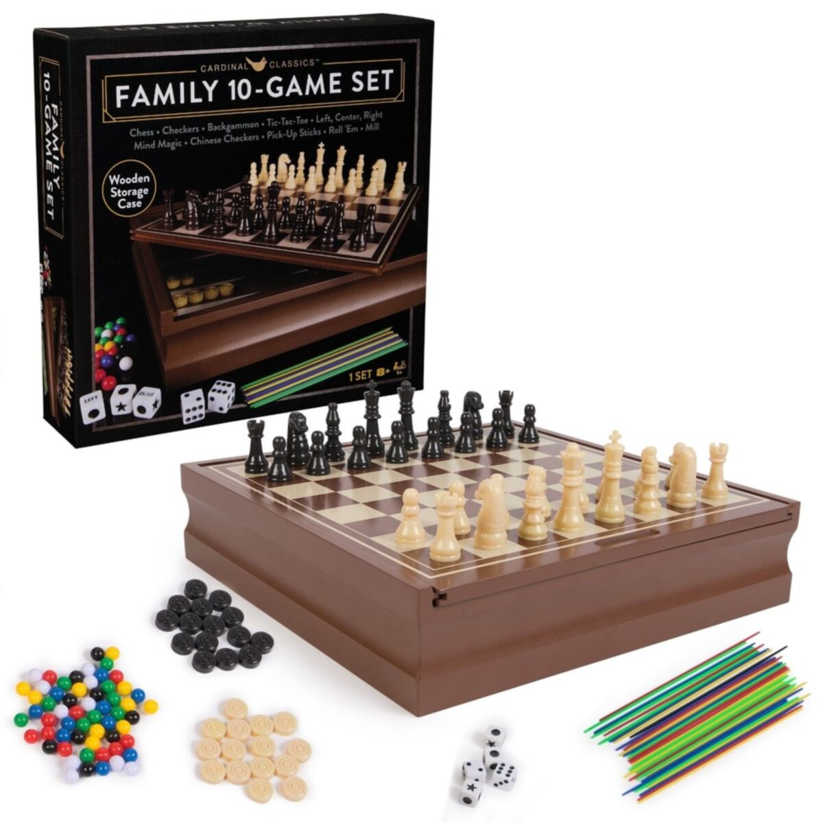 Combo Chess 10-In-1 Game Set