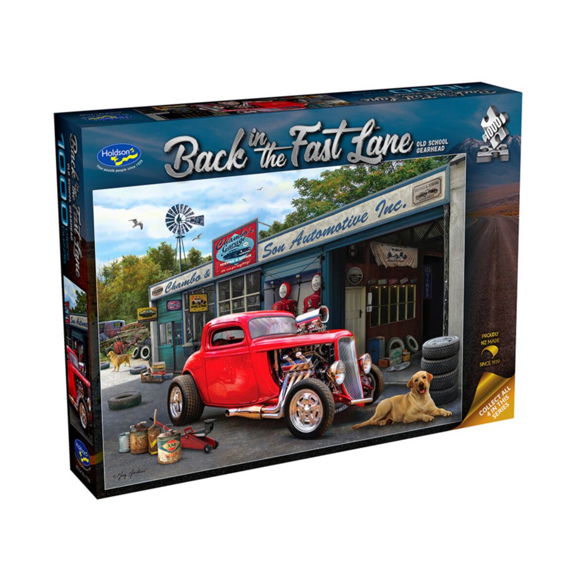 Back in Fast Lane Old School Jigsaw Puzzle