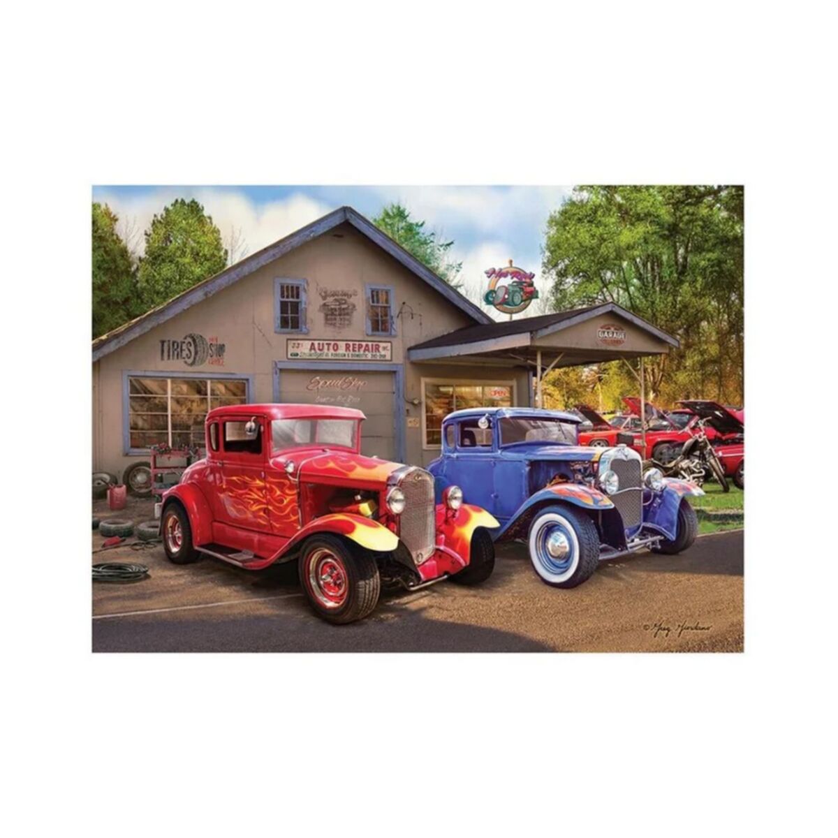 Back in Fast Lane Rods Jigsaw Puzzle