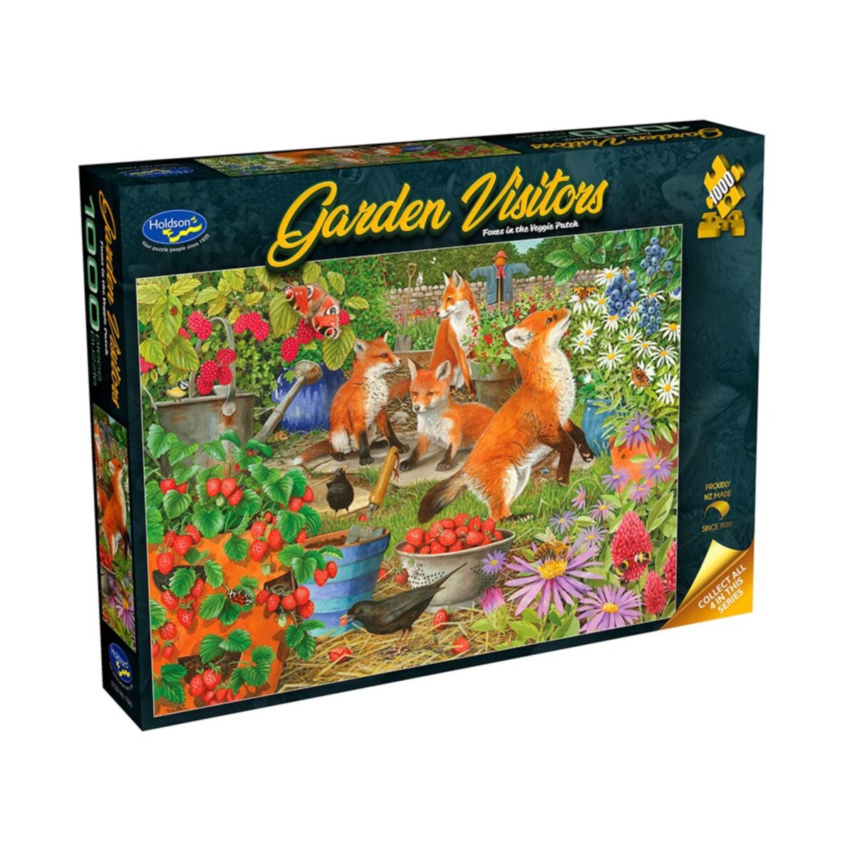GARDEN VISITORS 1000PC FOXES VEG N PATCH
