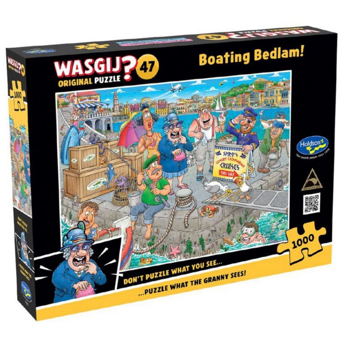 WASGIJ ORGINAL 47 1000PC BOATING BEDLAM