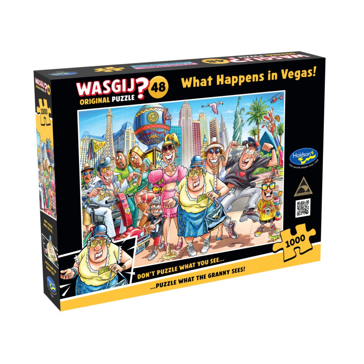 Wasgij Original #48 1000 Piece Jigsaw - What Happens In Vegas!