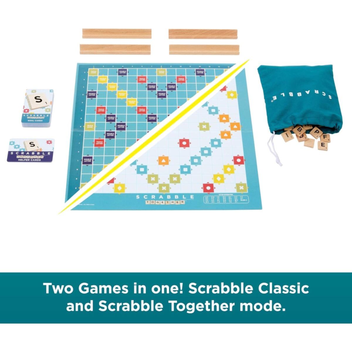 Scrabble Core Wood Board Game JGR61