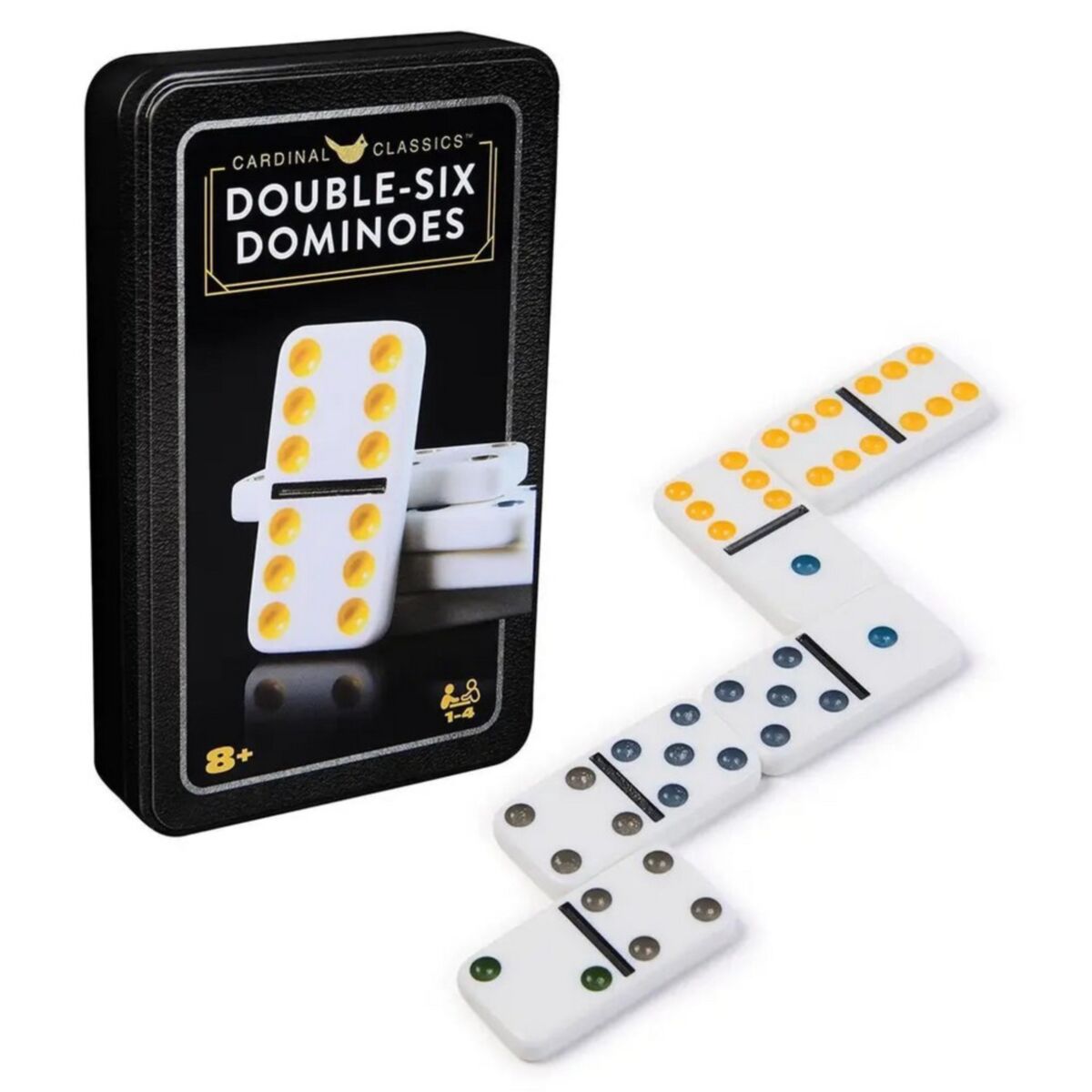 Double Six Coloured Dominoes Set ASM6072400