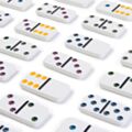 Double Six Coloured Dominoes Set ASM6072400