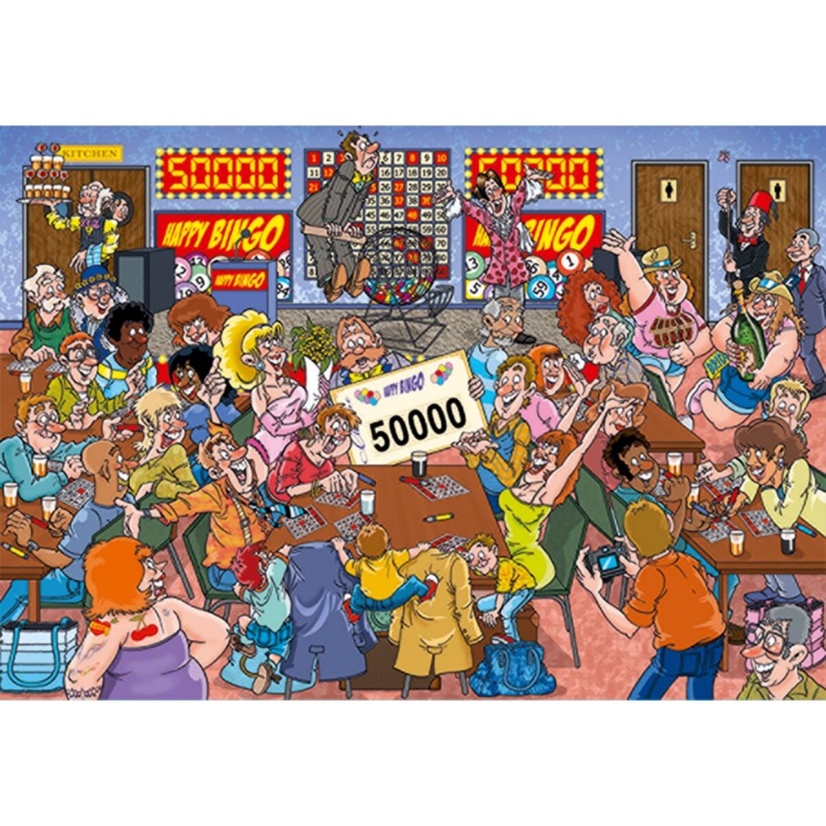 Wasgij Mystery 19 Bingo Blunder 1000pc Jigsaw Puzzle