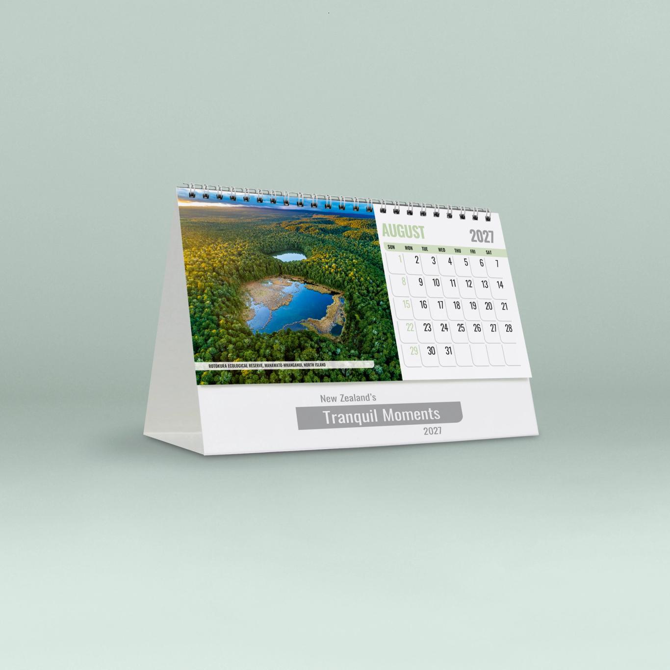 Tranquil Moments Desk Calendar