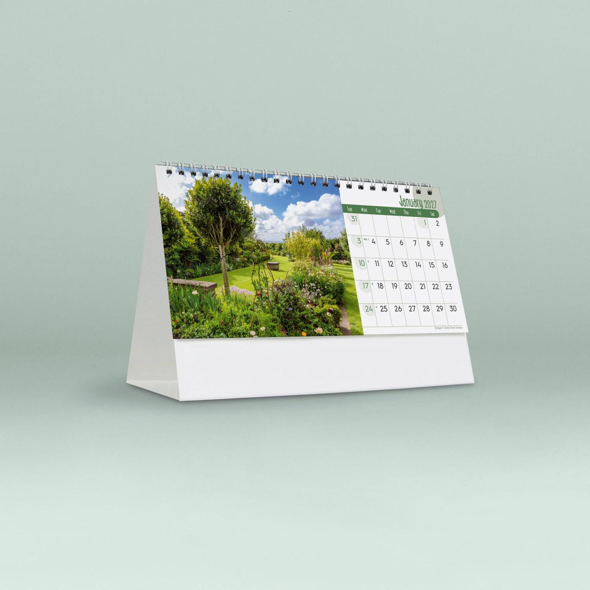 Garden Sanctuaries Desk Calendar