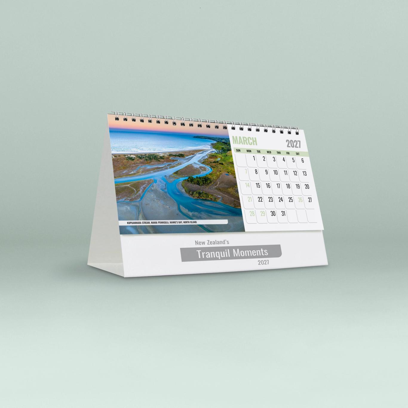Tranquil Moments Desk Calendar