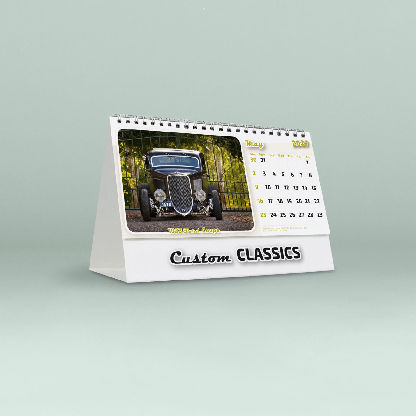 Custom Classics Desk Calendar