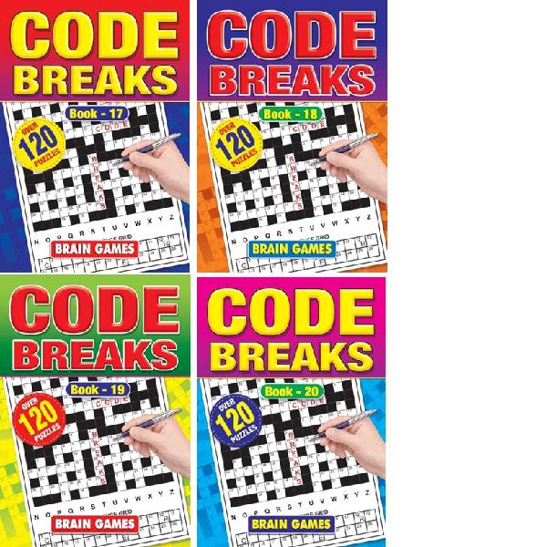A5 Codebreakers 17-20 Puzzle Book