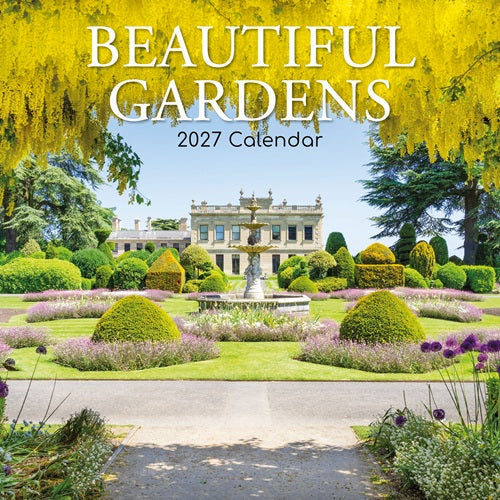 2027 Beautiful Gardens Square Wall Calendar