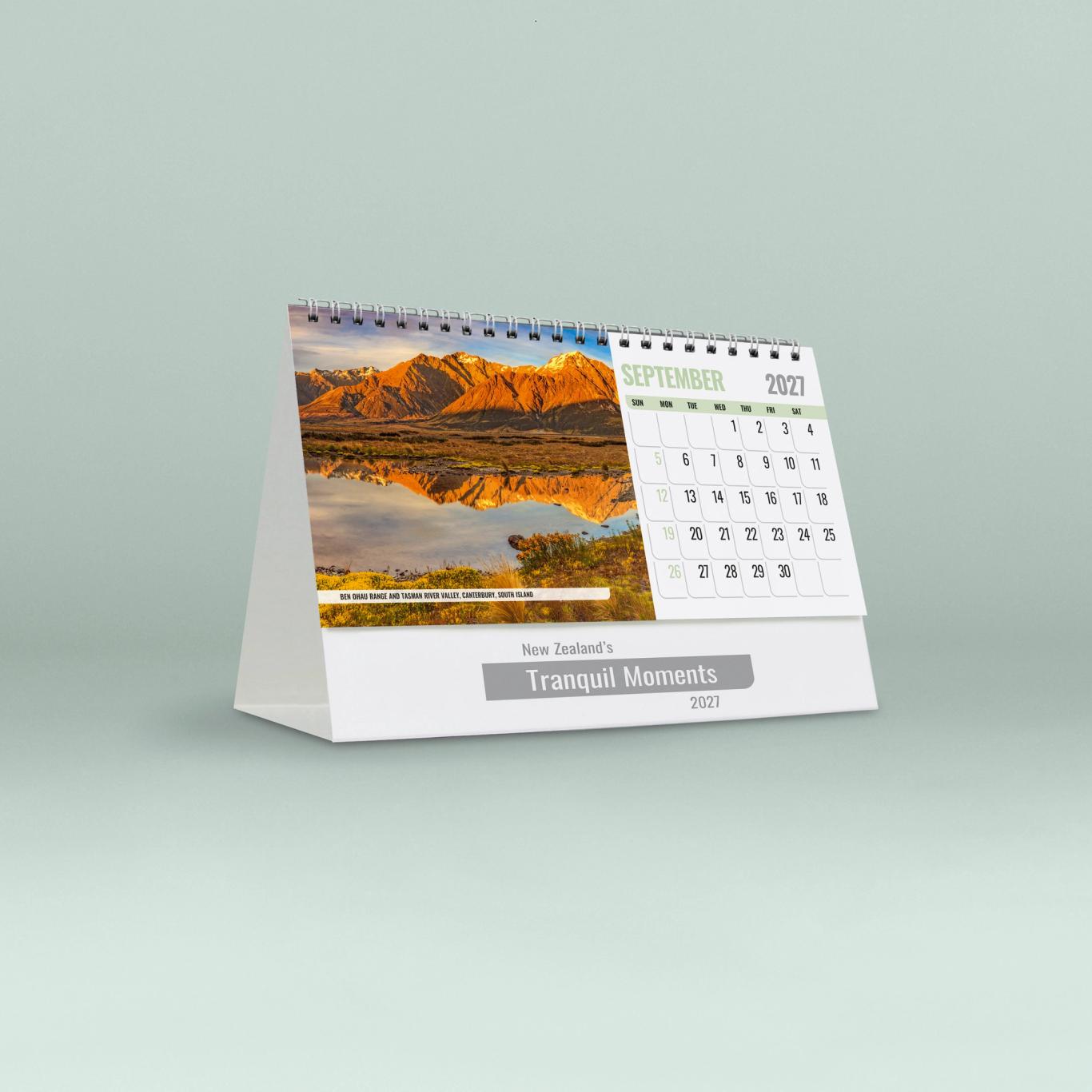 Tranquil Moments Desk Calendar