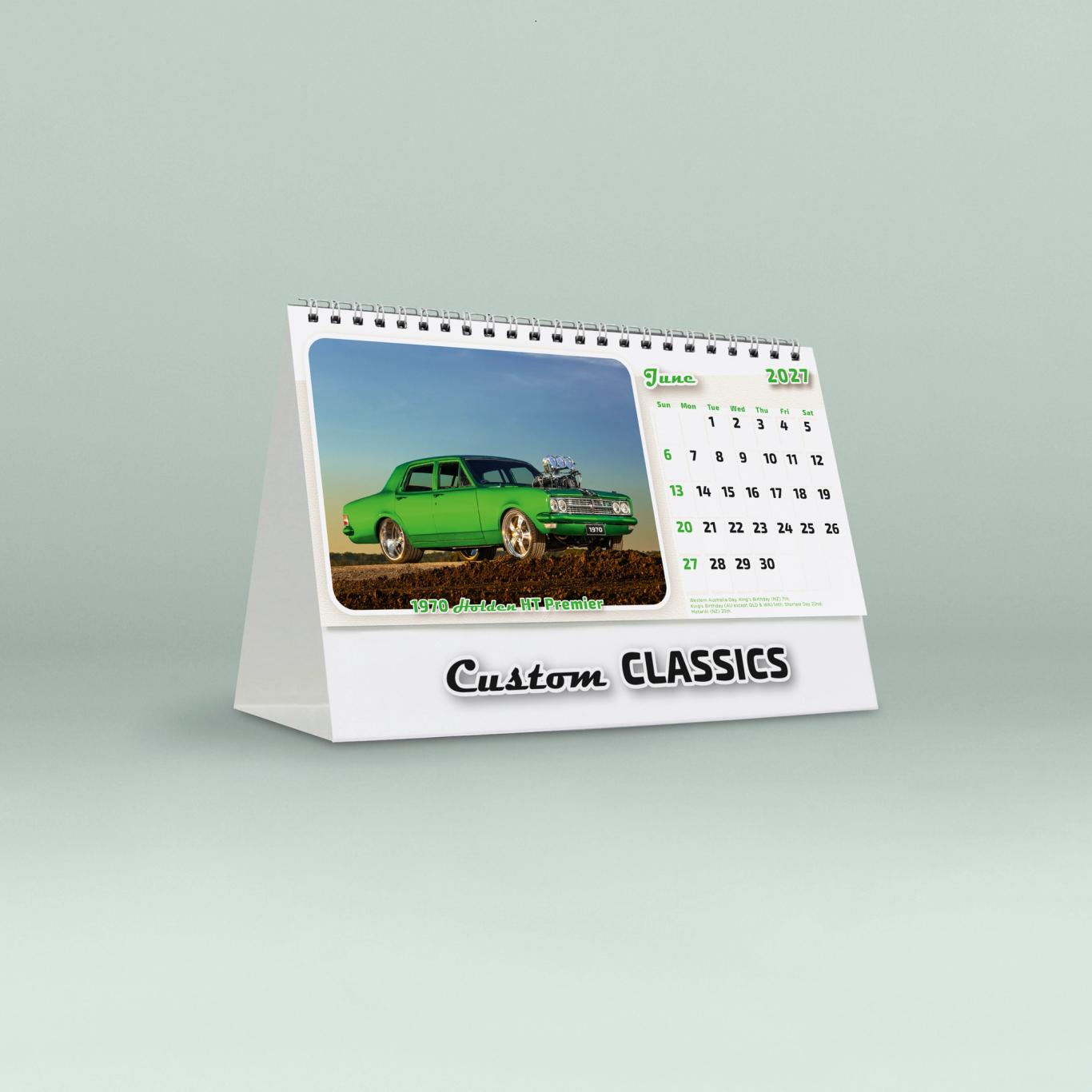 Custom Classics Desk Calendar