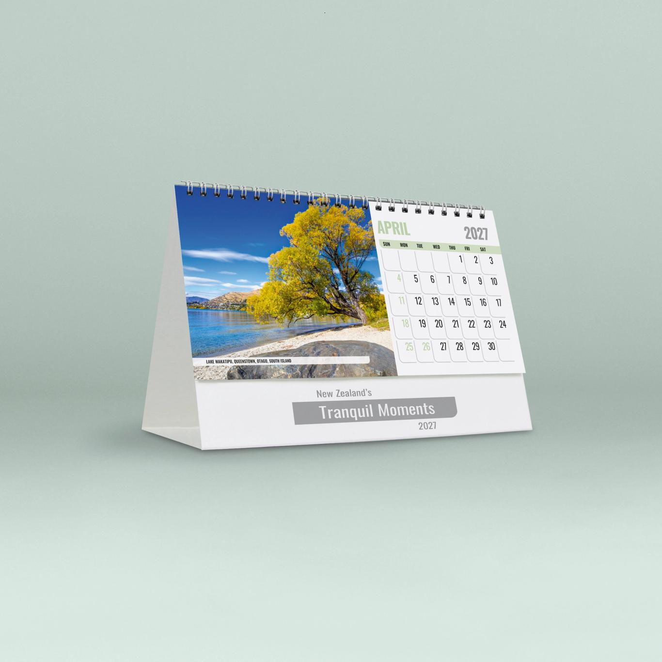 Tranquil Moments Desk Calendar
