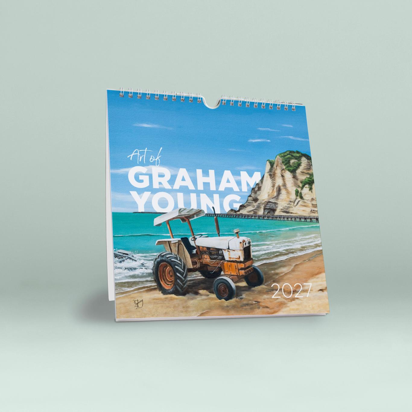 Art of Graham Young Wall/Desk Calendar