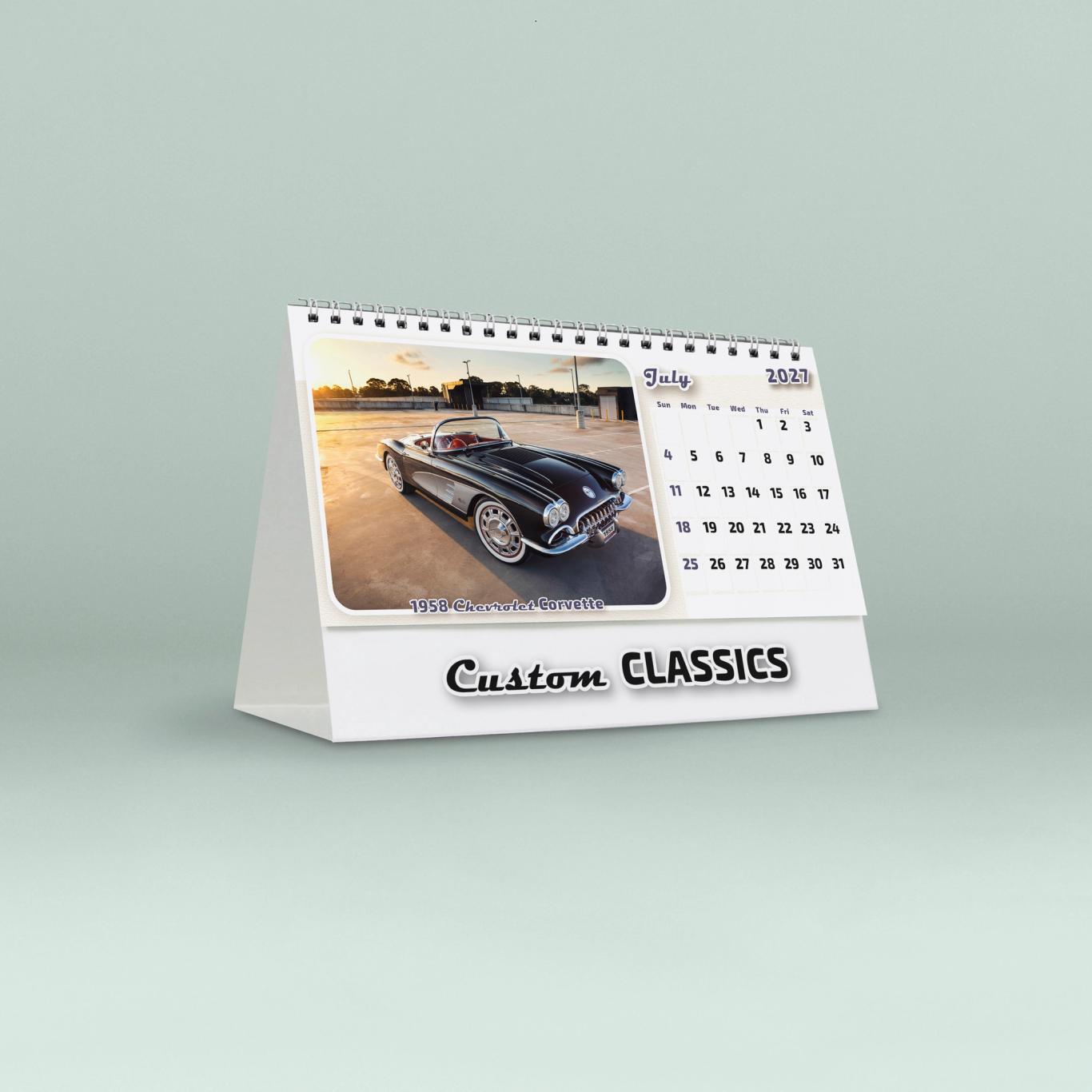Custom Classics Desk Calendar