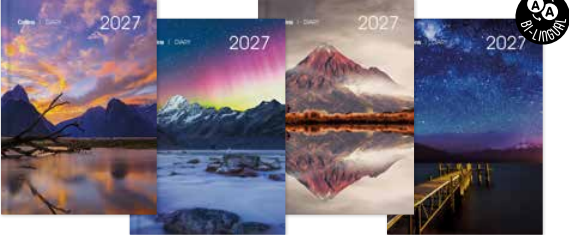 Collins Diary A51 NZ Majestic Landscapes Day to Page 2027