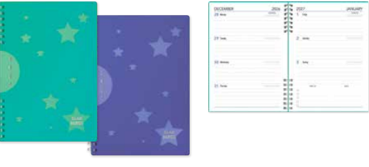 Collins Diary A53 Starburst Week To View Wiro 2027