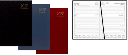 Windsor Diary A53 Week To View Navy 2027