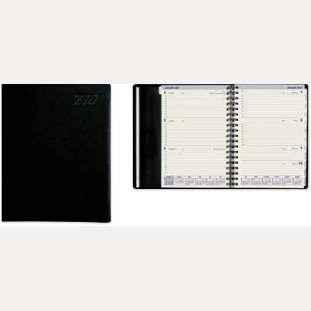 Collins Diary Portfolio Week To View Diary Wiro Tabbed Black 2027