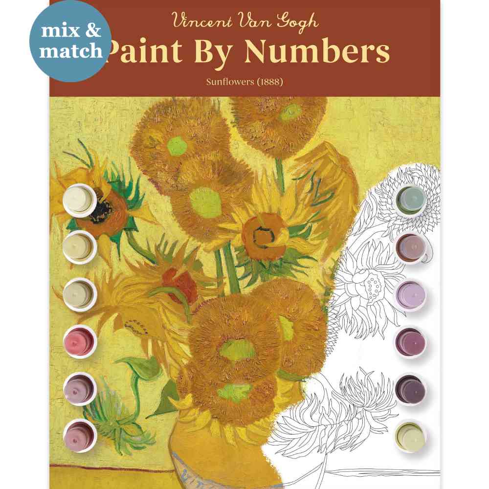 Sunflowers Envelope Paint By Numbers Board
