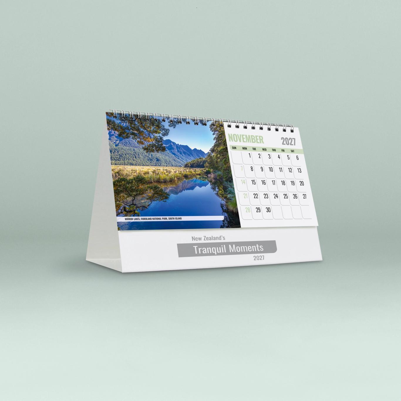 Tranquil Moments Desk Calendar