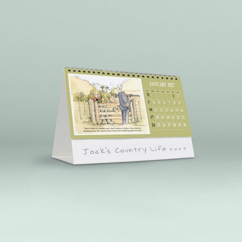 Jock's Country Life Desk Calendar