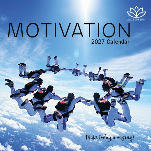 2027 Motivation Square Wall Calendar